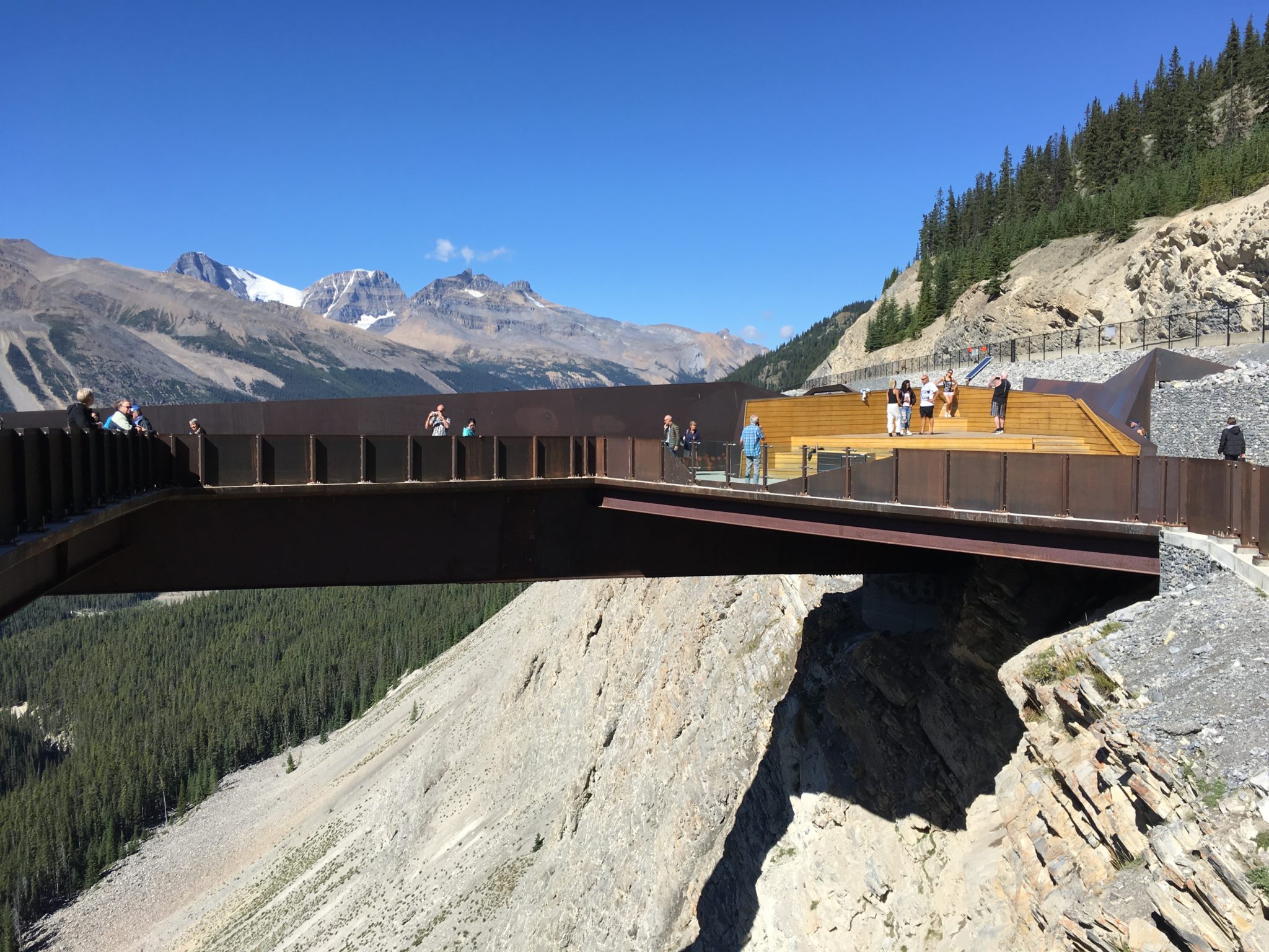 The Glacier Skywalk, Jasper National Park (Alberta, Canada) - Flying ...