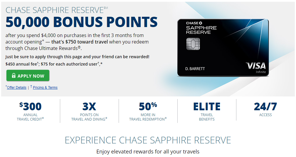 Expires 12/31/2017! Earn 50,000 Bonus Points with Chase